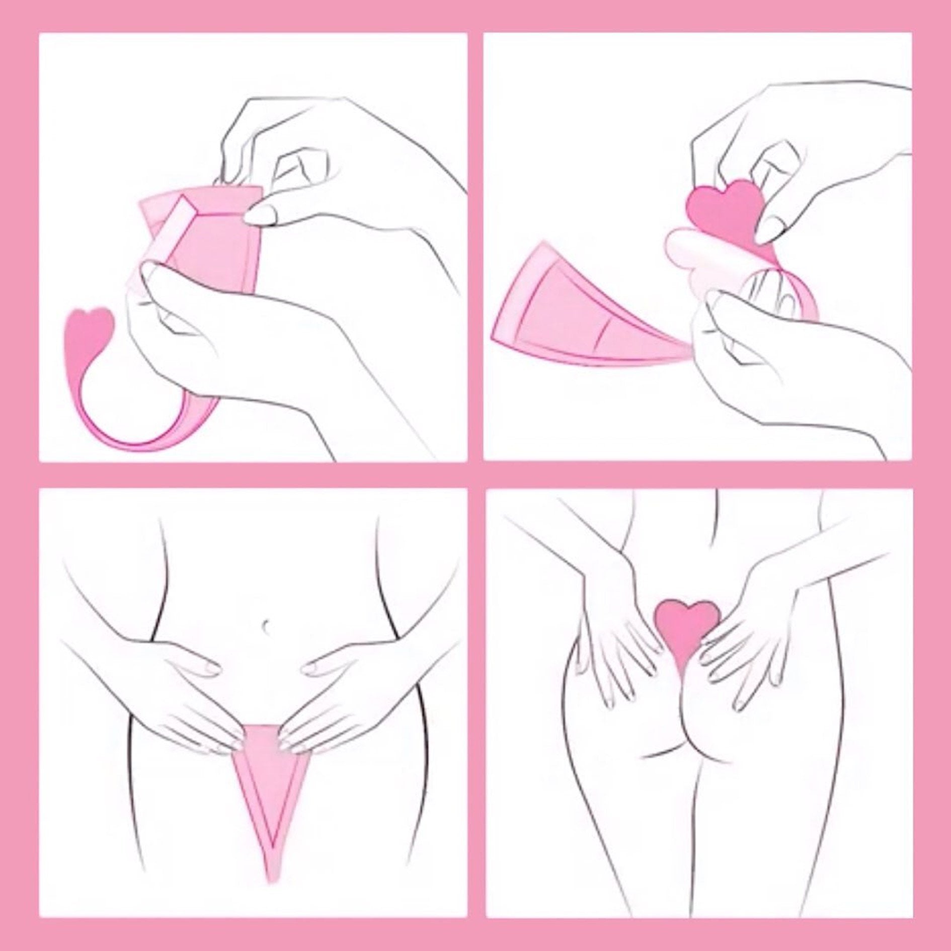 Skip The Line Invisible Adhesive Thong